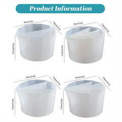 Silicone Split Cups 4 Pcs Resin Mixing Cups Fluid Art