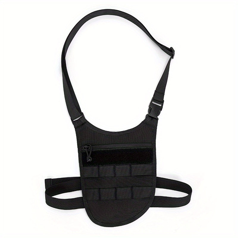 Anti Theft Shoulder Bag Hidden Molle Pockets & Waist Band
