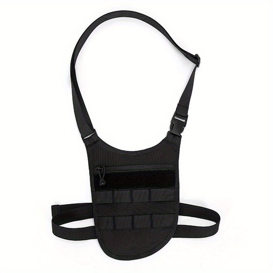 Anti Theft Shoulder Bag Hidden Molle Pockets & Waist Band