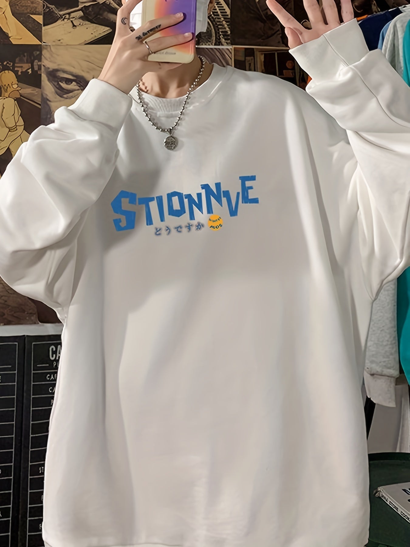 Women's Letter Graphic Sweatshirt and Top