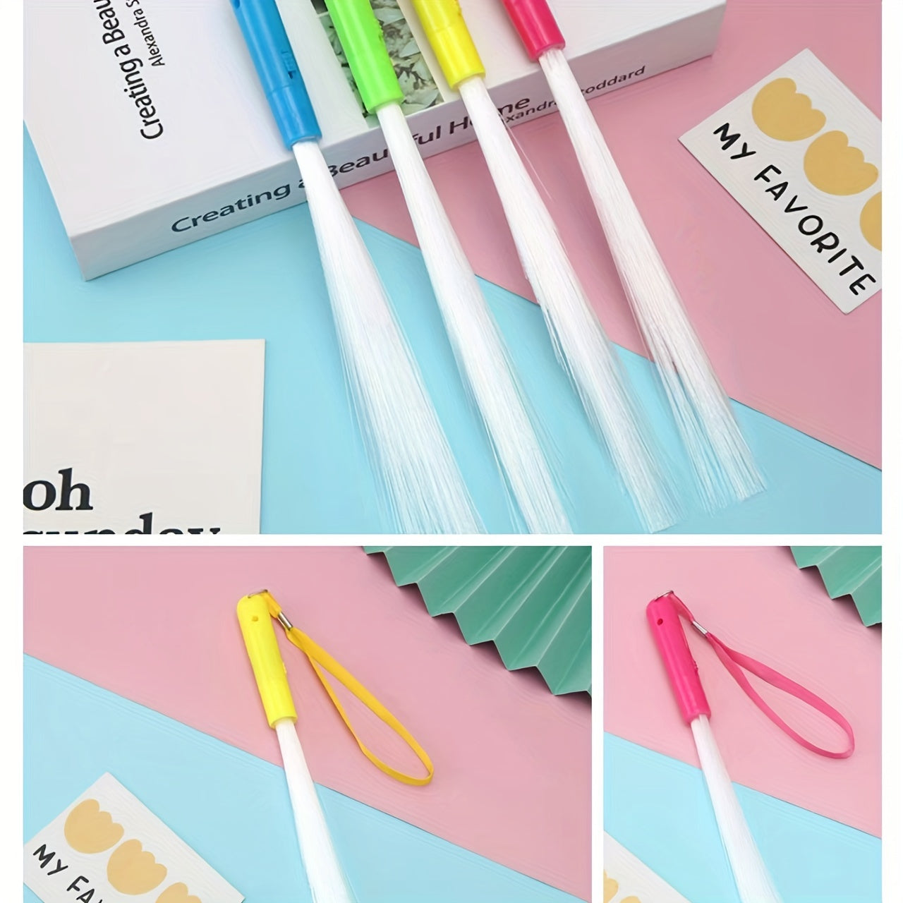 Fiber Optic Fluorescent Sticks LED - Party Music Concert Props