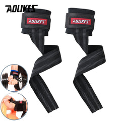 Aolikes Weight Lifting Straps - Anti Slip Grip - Padded Wrist Support