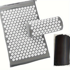 Acupressure Yoga Mat Set with Massage Pillow - Relieve Stress & Pain