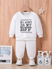 Baby Love Print Outfit Set MY AUNT IS MY BFF