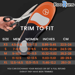 1Pair Sports Arch Insole Support Pad Flat Feet Inner & Outer Flip Height Insole
