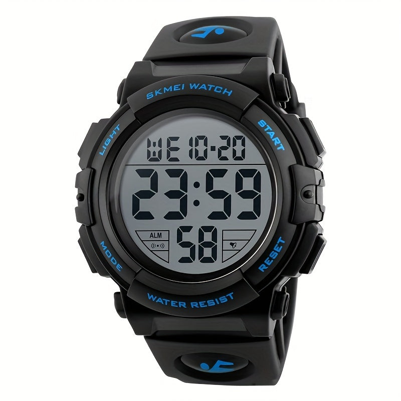 Sports Electronic Watch Timing Alarm Clock Waterproof