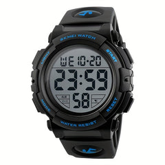 Sports Electronic Watch Timing Alarm Clock Waterproof