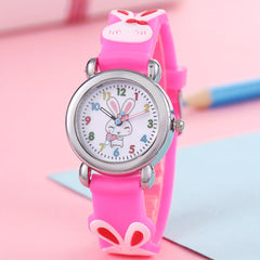 Girls Rabbit Pattern Watch Gift For Kids