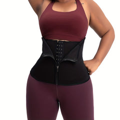2pcs Waist Trainer Tummy Wraps Tummy Control Zipper Slimmer Belly Belt