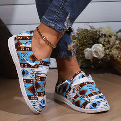 Women's Square Stitching Lace-Up Outdoor Skate Shoes