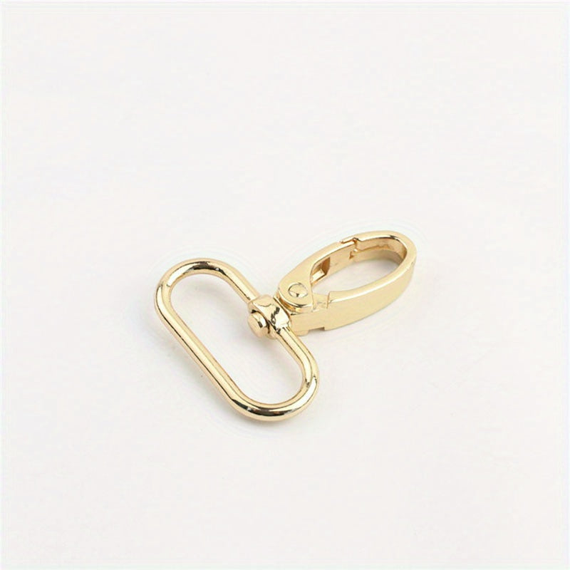 10PCS Metal Swivel Lobster Clasp DIY Snap Hooks & Trigger Buckles