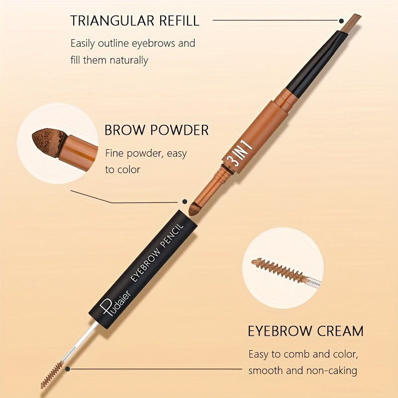 Waterproof Double-Headed Eyebrow Pencil Long-Lasting