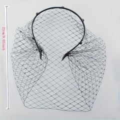 Bridal Veil Mesh Headband Prom Party Wedding Headdress