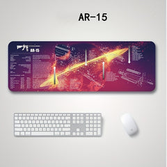 Non Slip PU Leather Desk Blotter Gun Cleaning Mat Desk Pad Protector Mouse Pad