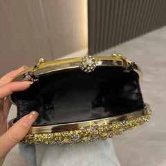Diamond Women's Evening Bag Wedding Crystal Phone Bag