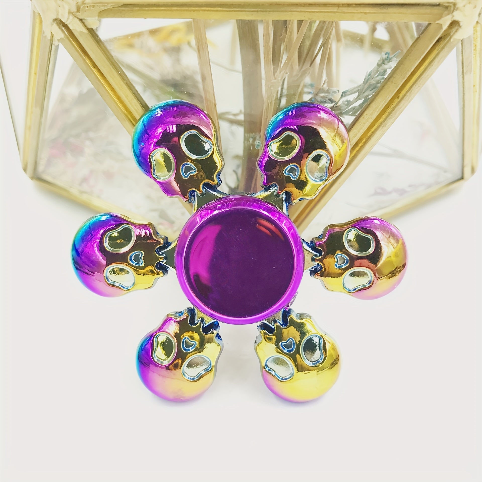 Colorful Zinc Alloy Fingertip Spinner Hand Spinner Finger Spinner Electroplating