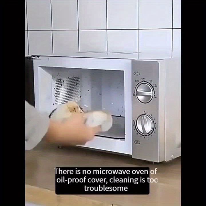 1pc Transparent Food Cover Microwave Heating Cover Kitchen Supplies