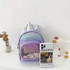Unicorn Sequin Kindergarten Backpack Large Capacity School Bag