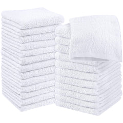 12pcs Flannel Face Cloths for Salon Gym Spa Use