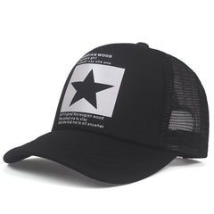 Pentagram Breathable Baseball Cap Mesh Cap