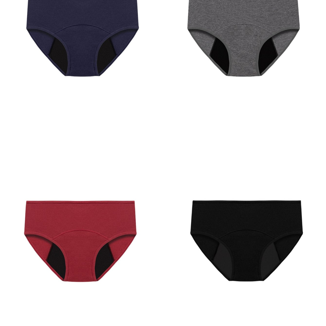 4pcs Menstrual Period Panties - Comfy & Breathable Anti Leak Underwear