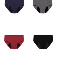 4pcs Menstrual Period Panties - Comfy & Breathable Anti Leak Underwear