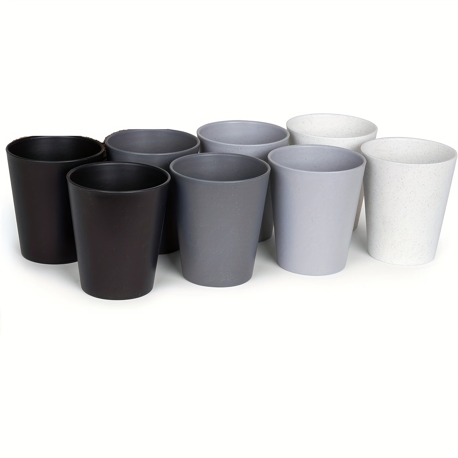 8pcs Reusable Plastic Cups 12oz for Outdoor & Home Use