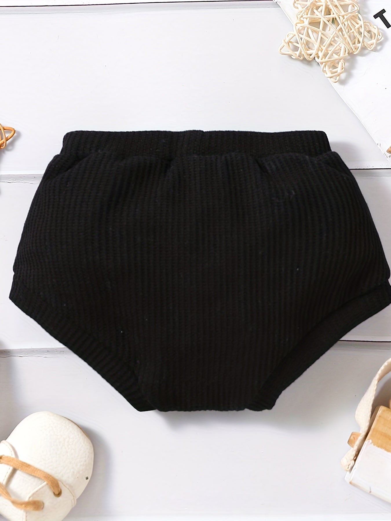 Adorable Baby Casual Elastic Waist Shorts