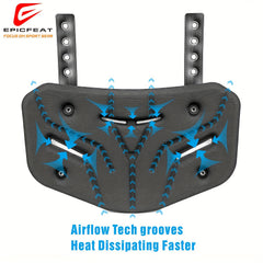 EPICFEAT Football Back Protector Back Plate With Foam Liner And Screws