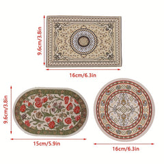 1pc 1 12 Dollhouse Floor Rug Cover Carpet Floor Mat Home Decor Toy