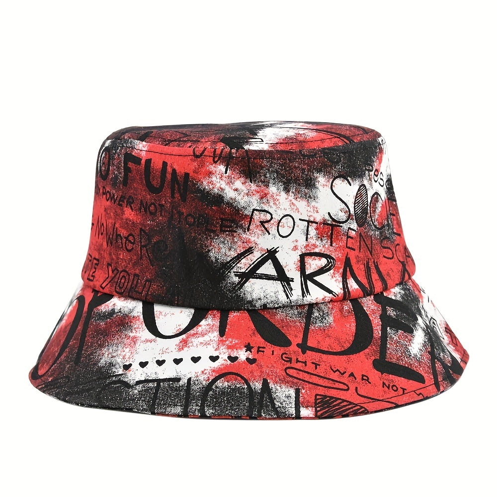 Graffiti Basin Hat Sun Hat Casual Unisex Bucket Hat
