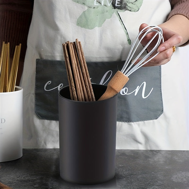 Stylish Plastic Utensil Crocks Storage Bucket for Kitchenware