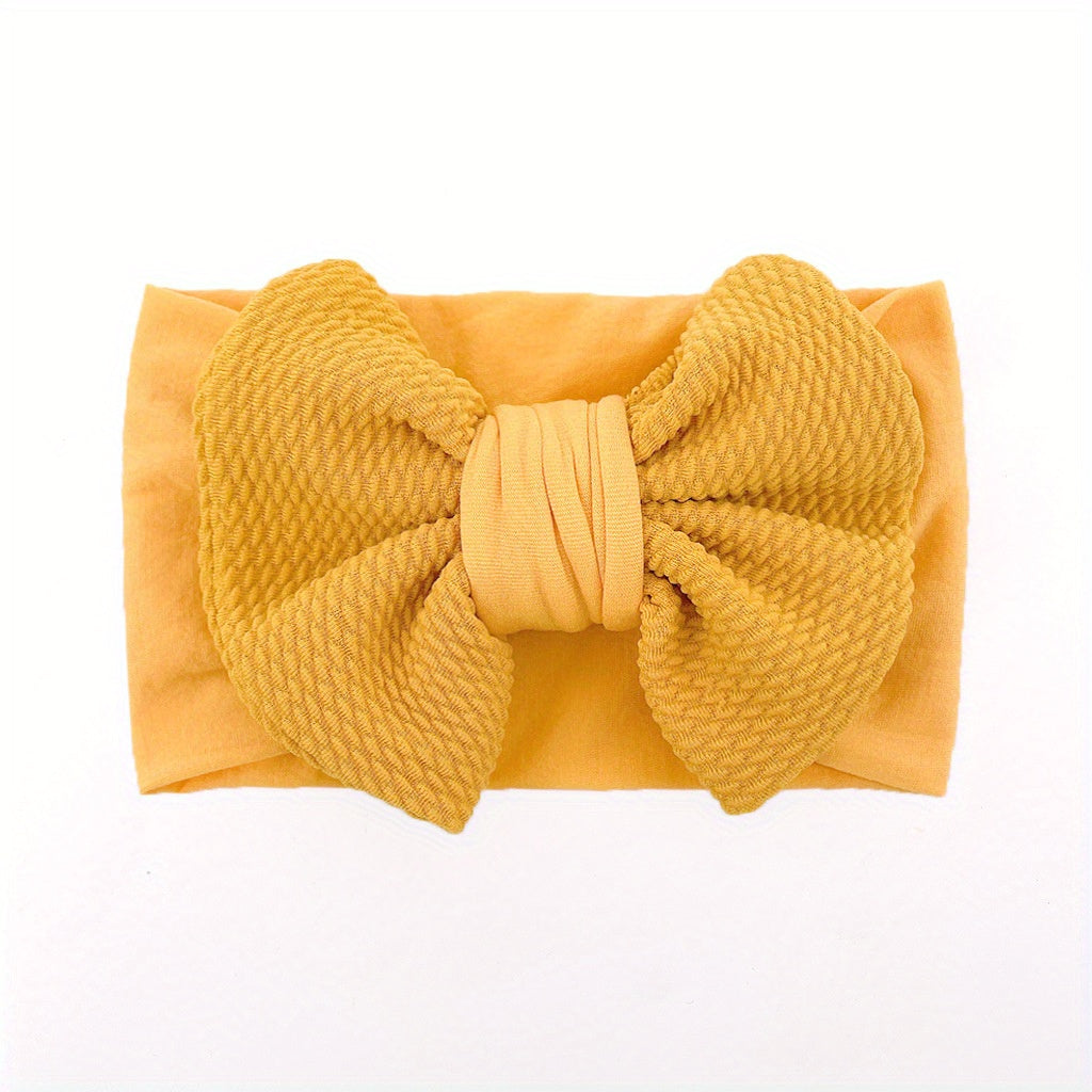 1pc Bow Soft Elastic Hair Band Headbands Hair Accessories For Girls Kids