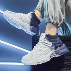 Men's Chunky Lace-up Skate Shoes with Good Grip