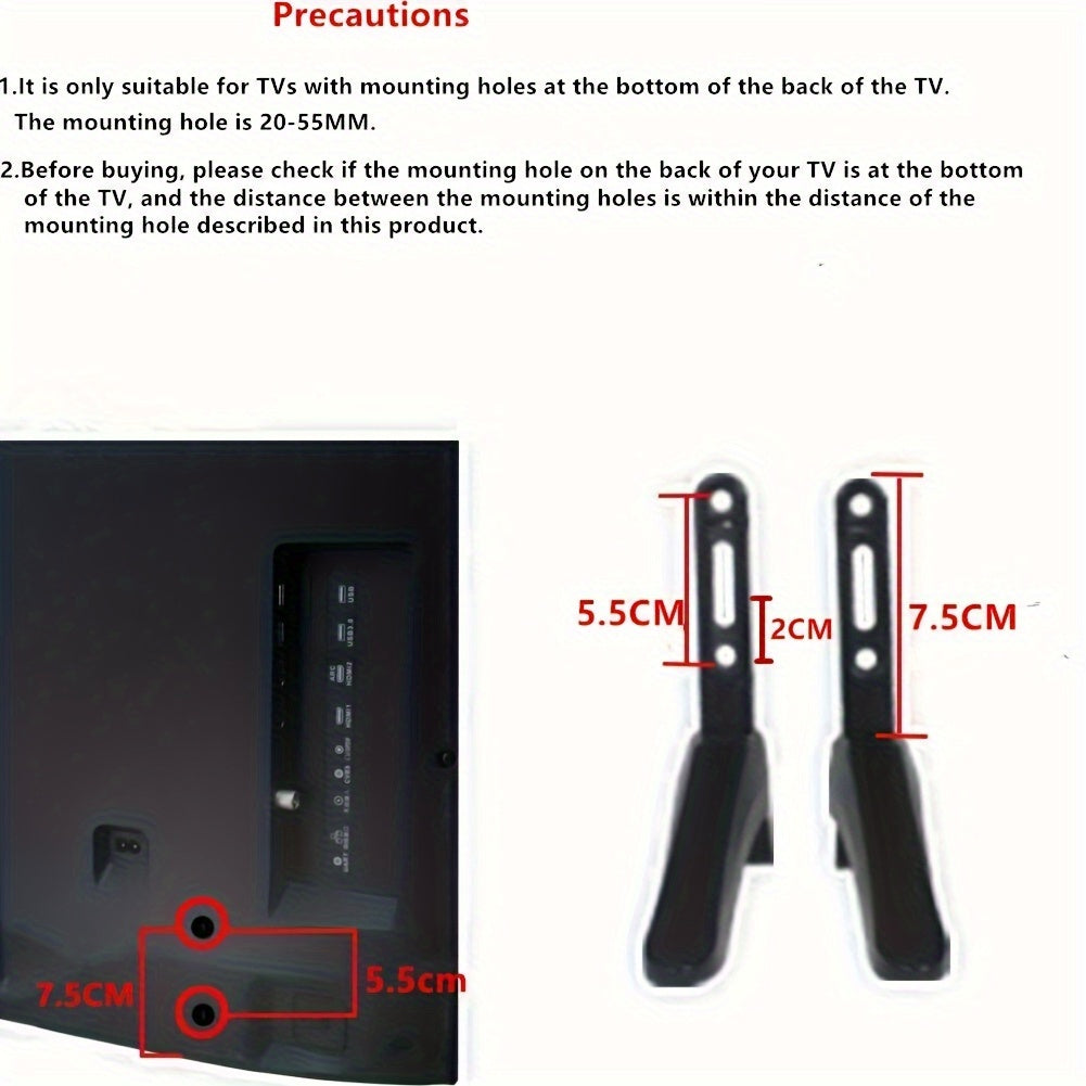 1pc TV Stand Base Desktop TV Stand Accessories