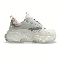 Women's Thick Bottom Sneakers Low Top Running Sports Shoes