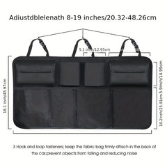Car Trunk Storage Bag Oxford Cloth Hanging Bag Foldable Debris Storage