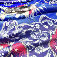 Purple Horse Cowgirl Print Square Scarf Vintage Bandana