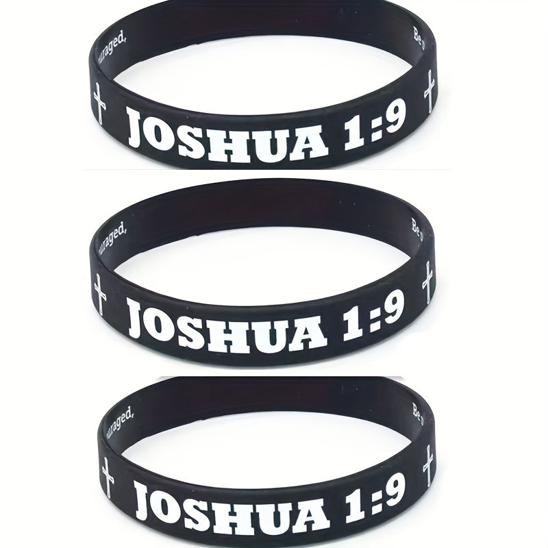 Bible Pattern Silicone Bracelet Rubber Wristband