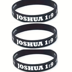 Bible Pattern Silicone Bracelet Rubber Wristband