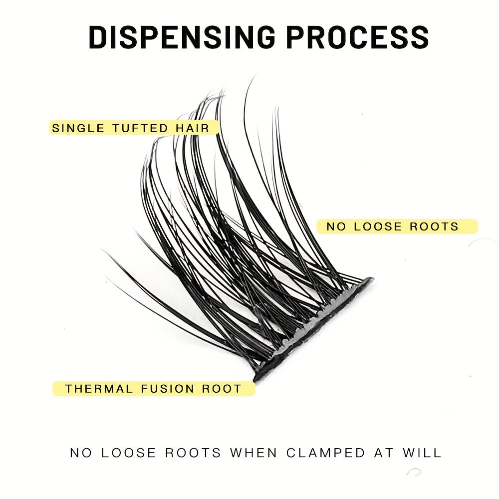 Slender Cluster Lashes Self Grafting False Eyelashes Extension