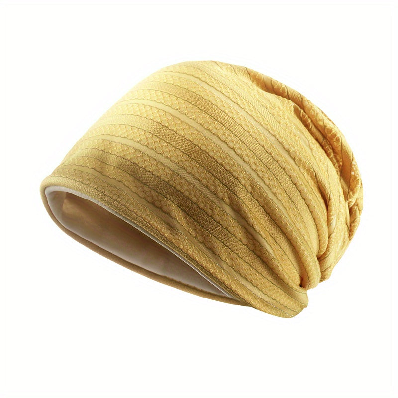 Lace Baggy Slouchy Beanie Cap Candy Turban Hat Lightweight Skull Cap for Women