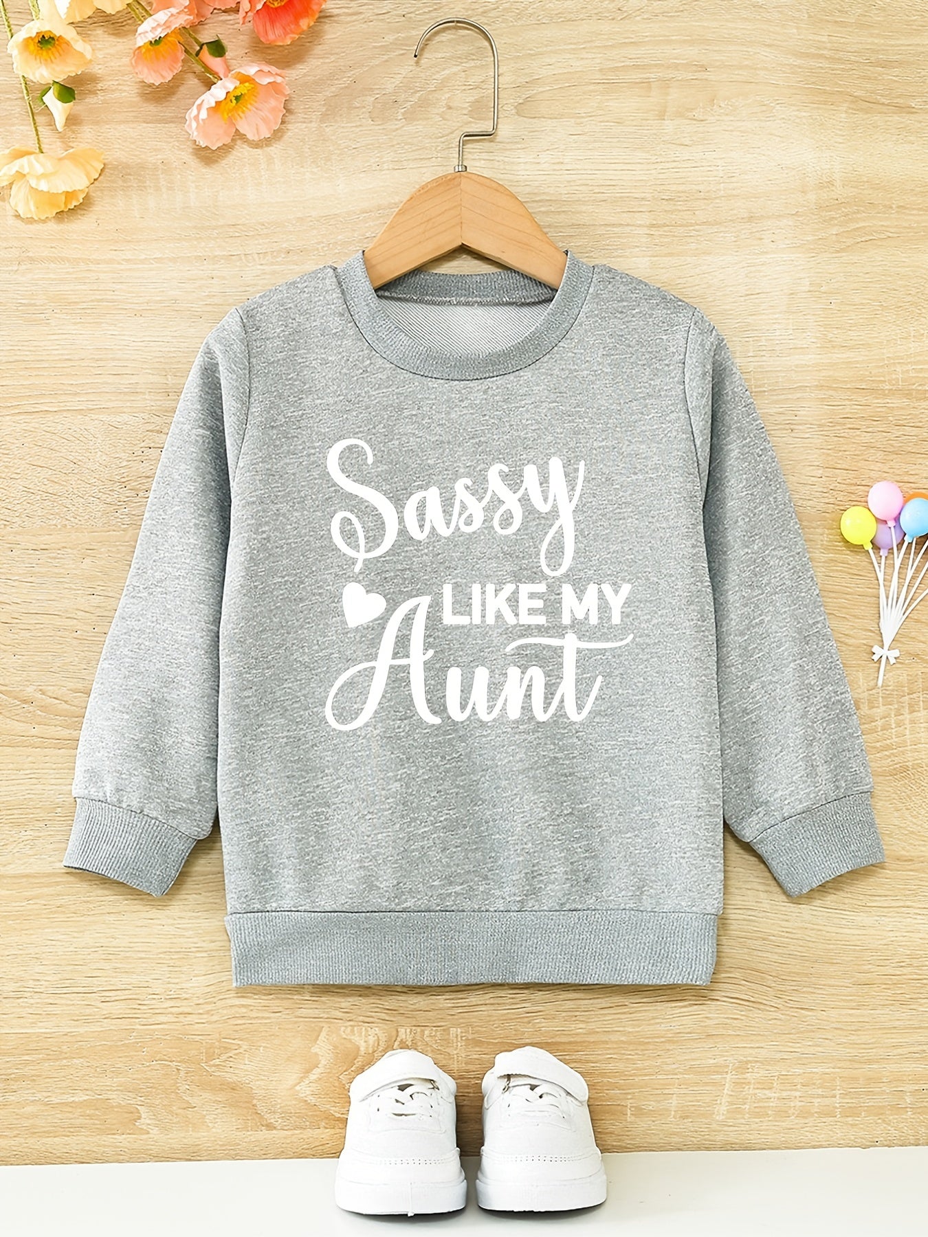 Girls' Sassy Aunt Graphic Active Pullovers