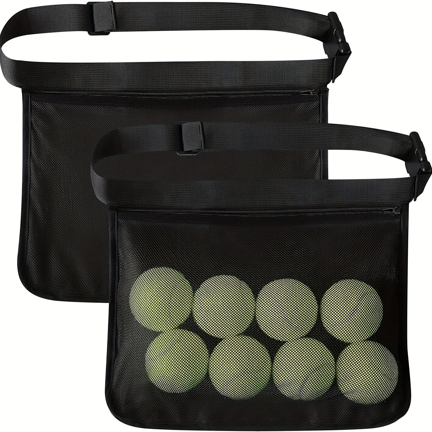 Nylon Tennis Ball Holder Waist Bag for Outdoor Sports