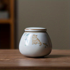 Ceramic Pet Urn - Beautiful Memorial for Your Beloved Pet
