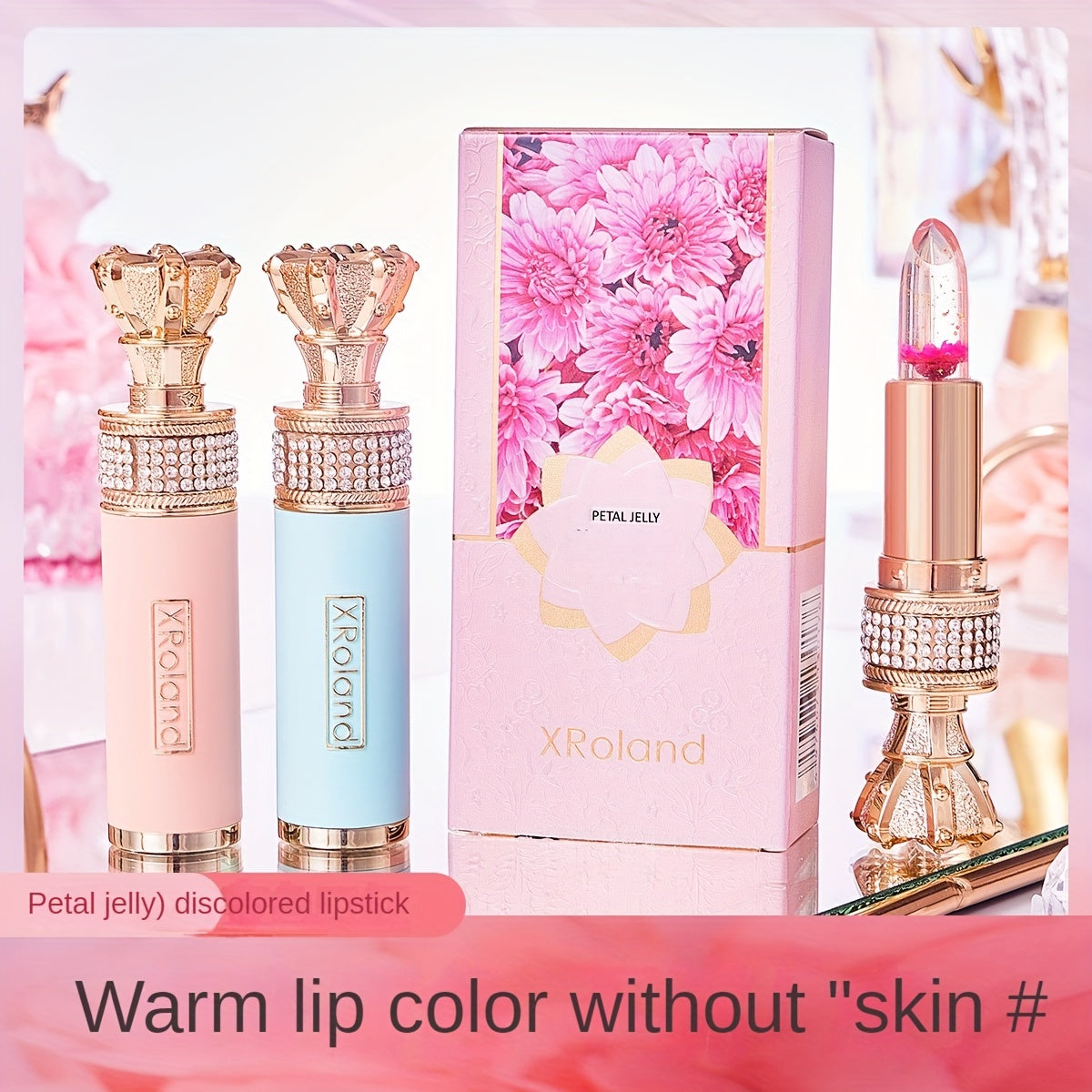 Color Changing Lipstick Moisturizing Petal Jelly