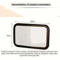Baby Car Mirror Rear Facing Infant Reflectors - Safe Carrycot Rearview Mirror