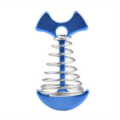 Aluminum Fishbone Tent Nails with Wood Spring and Hook Clip
