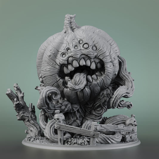 Giant Pumpkin Monster Miniatures Resin for RPG Games