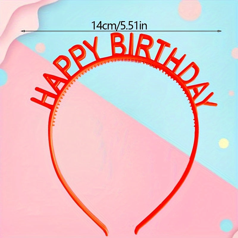 Birthday Hat Candy Happy Birthday Hair Band Girl Photo Headband